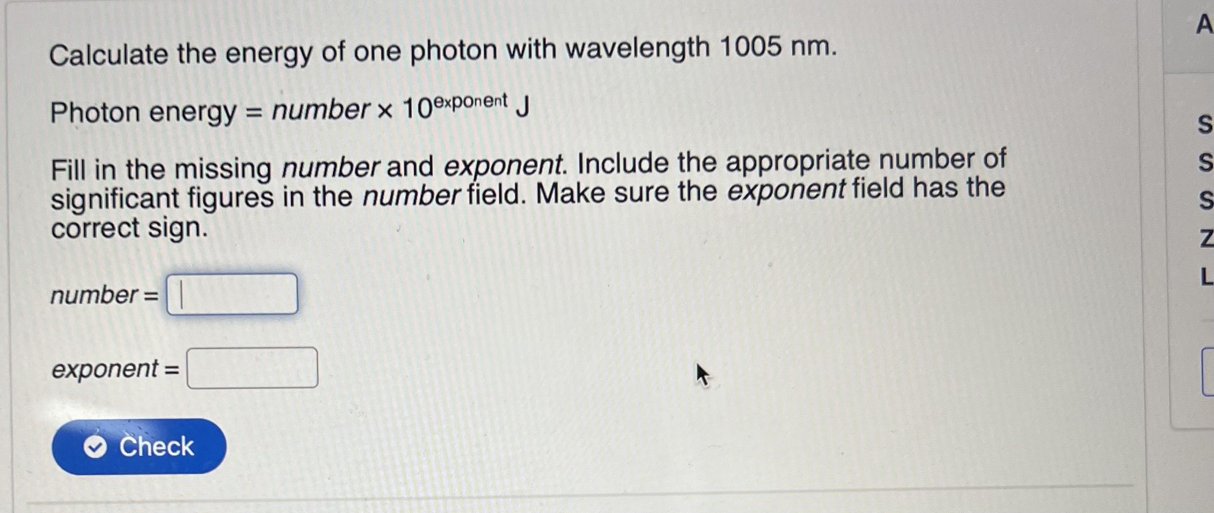 calculate the energy of a photon of wavelength λ1 3.5 μm