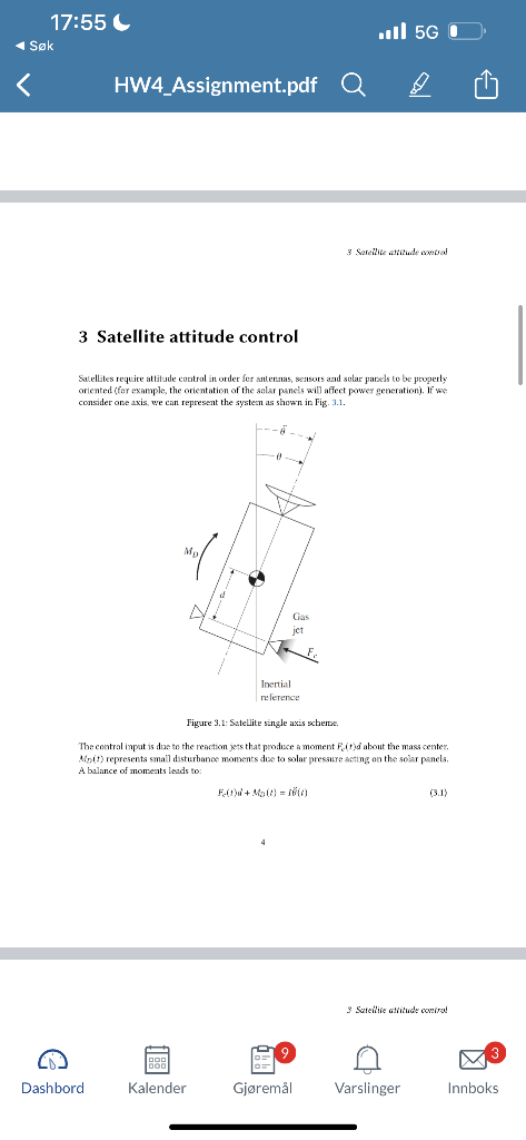 Where a(t) is the angle that describes the satellite | Chegg.com