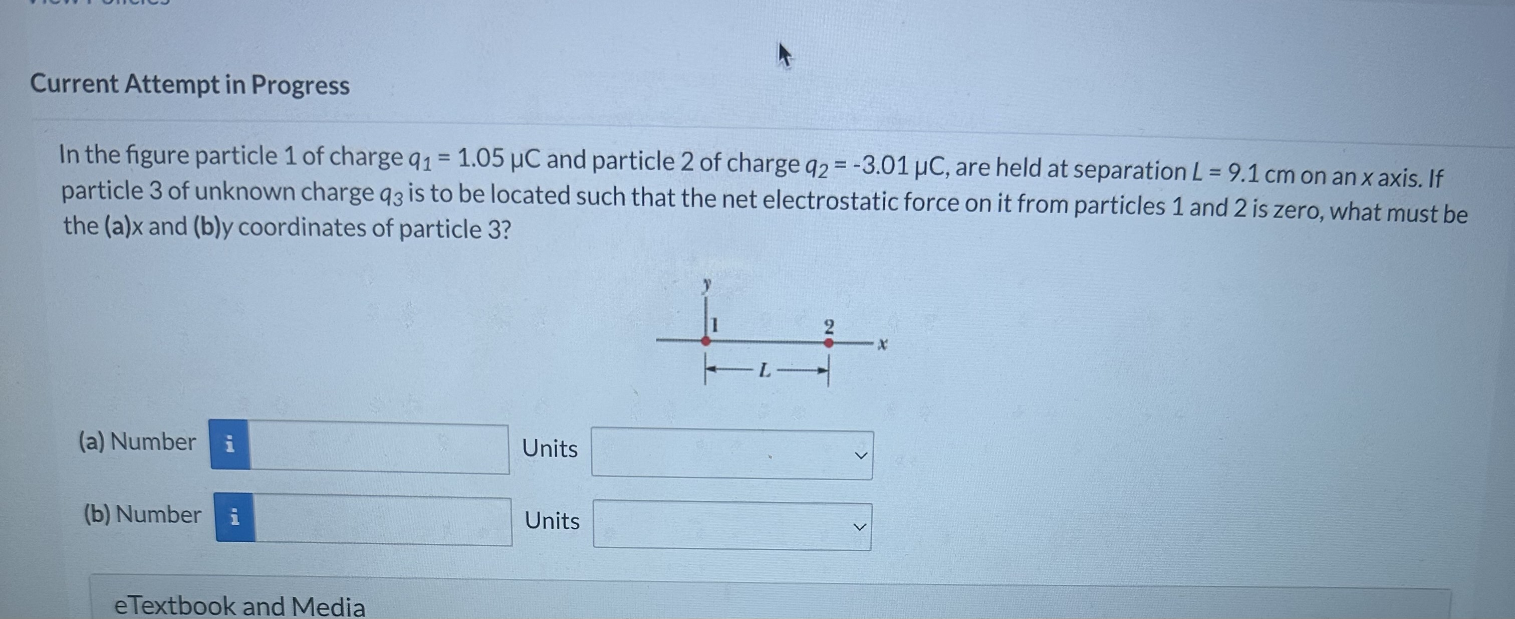 Solved In The Figure Particle 1 ﻿of Charge Q1=1.05μC ﻿and | Chegg.com