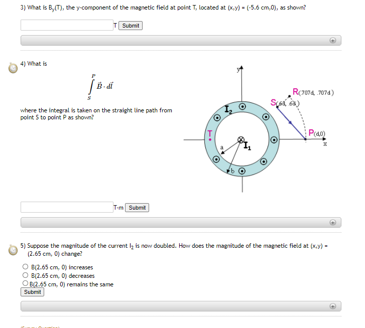 Solved Magnetic Fields from Currents in a Wire and a | Chegg.com