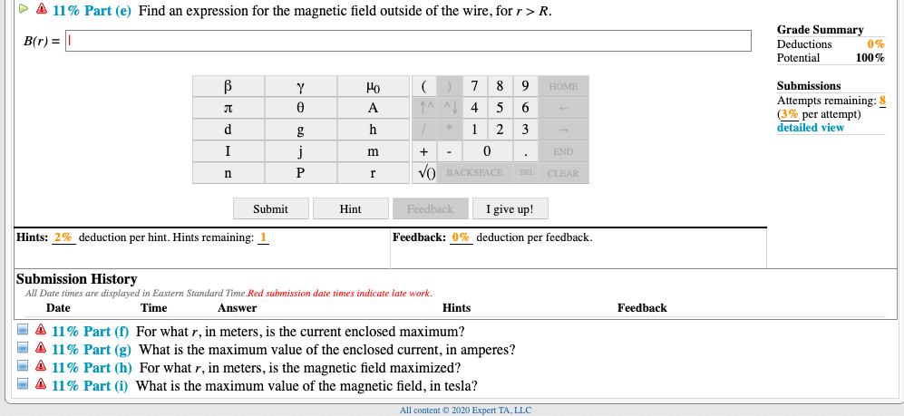 Solved 6 Problem 15 A Wire Of Circular Cross Section Chegg Com