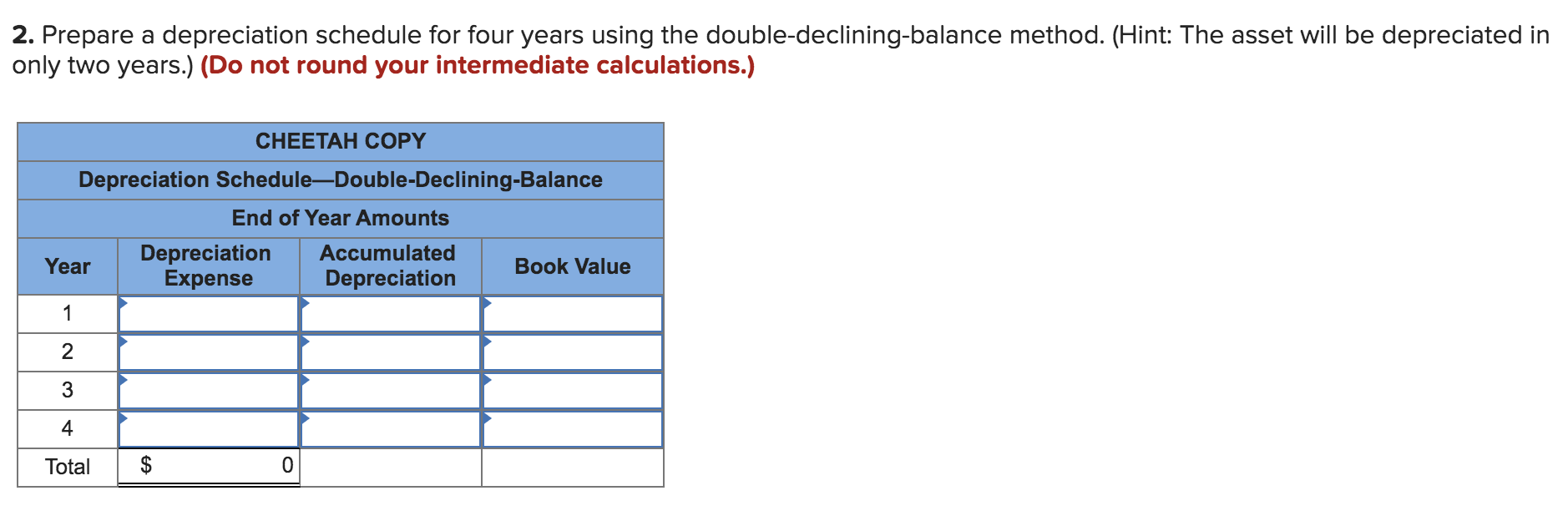 solved depreciation: multiple choice estimates the... Solved Problem 7-5B Determine depreciation under three | Chegg.com