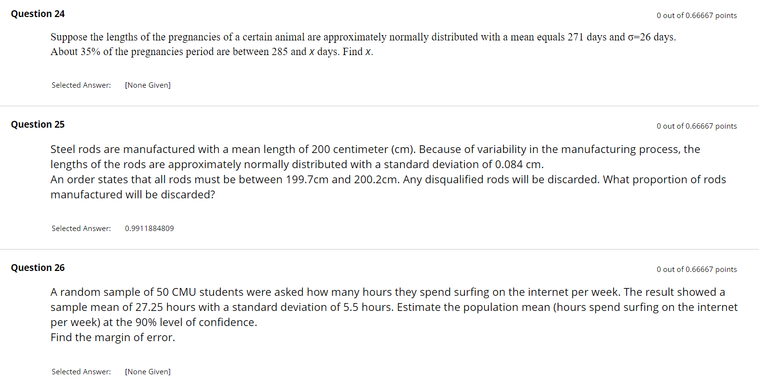 Solved Question 11 0 Out Of 0.66667 Points A Psychological | Chegg.com