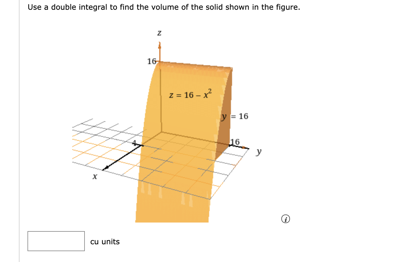 solved-use-a-double-integral-to-find-the-volume-of-the-solid-chegg