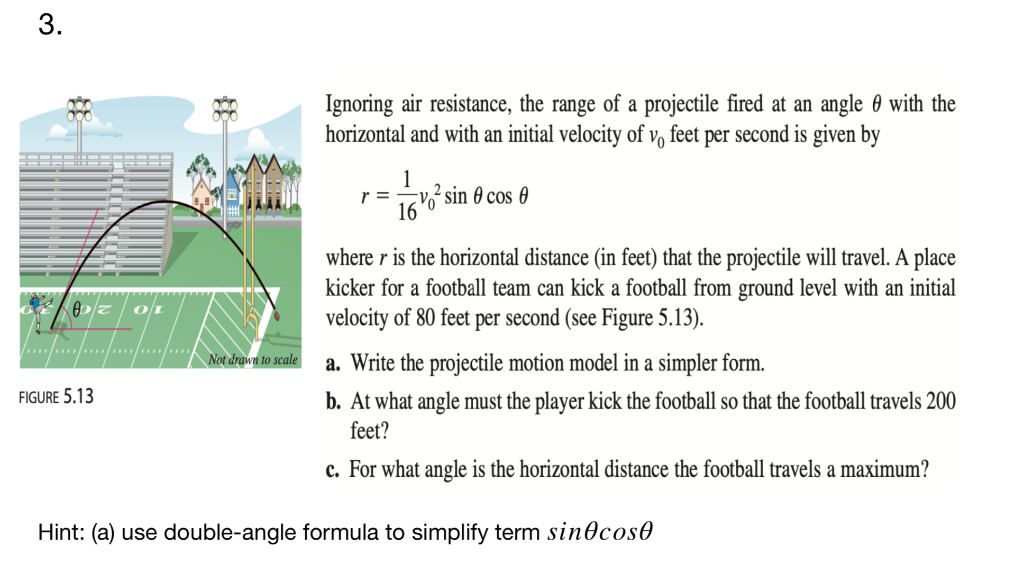 Solved Ignoring air resistance, the range of a projectile | Chegg.com