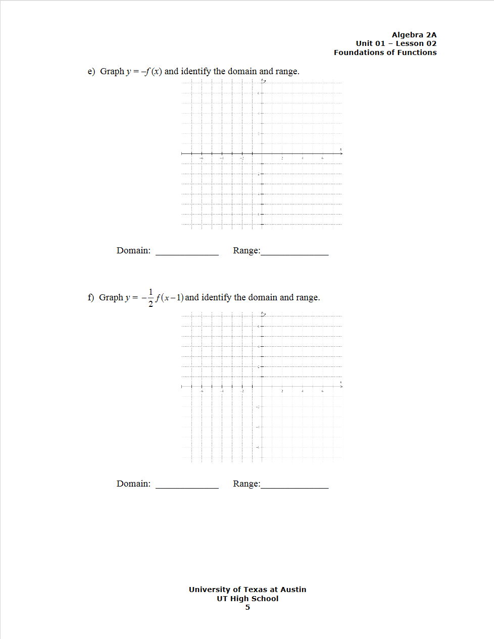 Solved 3. Suppose F (x) Is The Graph Shown.a) Identify The 