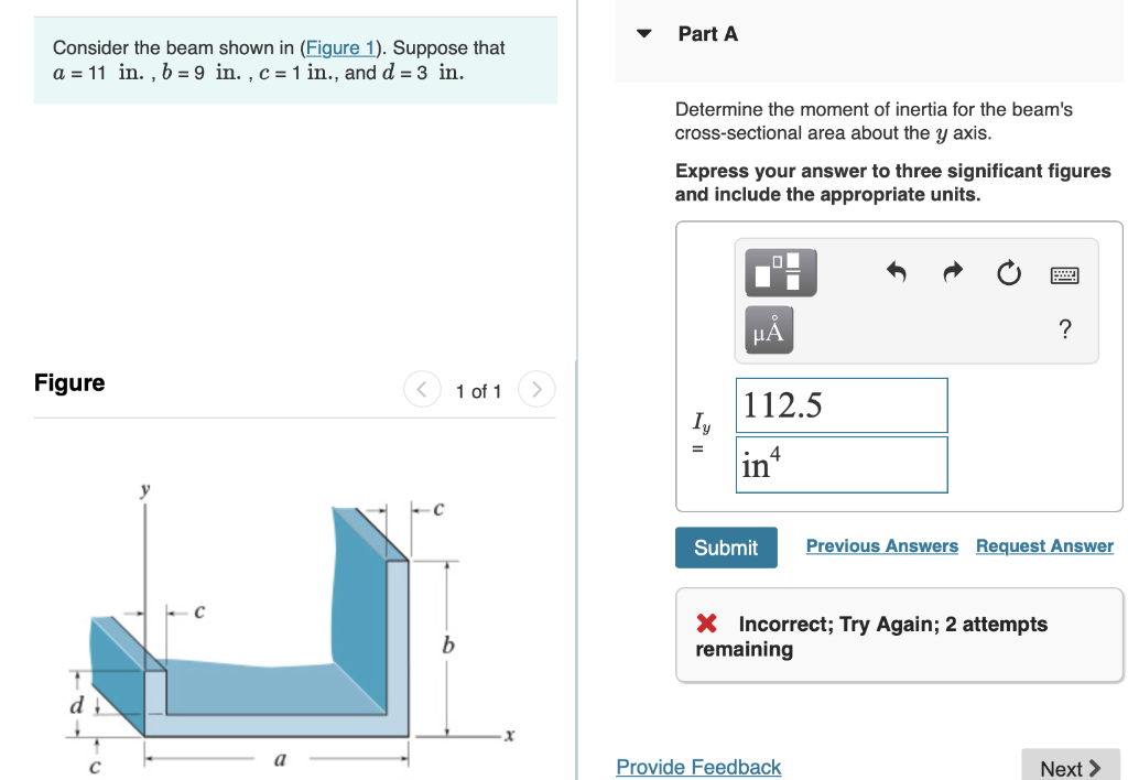 Solved Consider The Beam Shown In (Figure 1). Suppose That A | Chegg.com