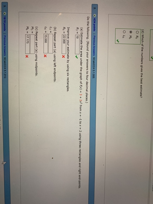 Solved I dont know why i got those answers wrong. Would | Chegg.com
