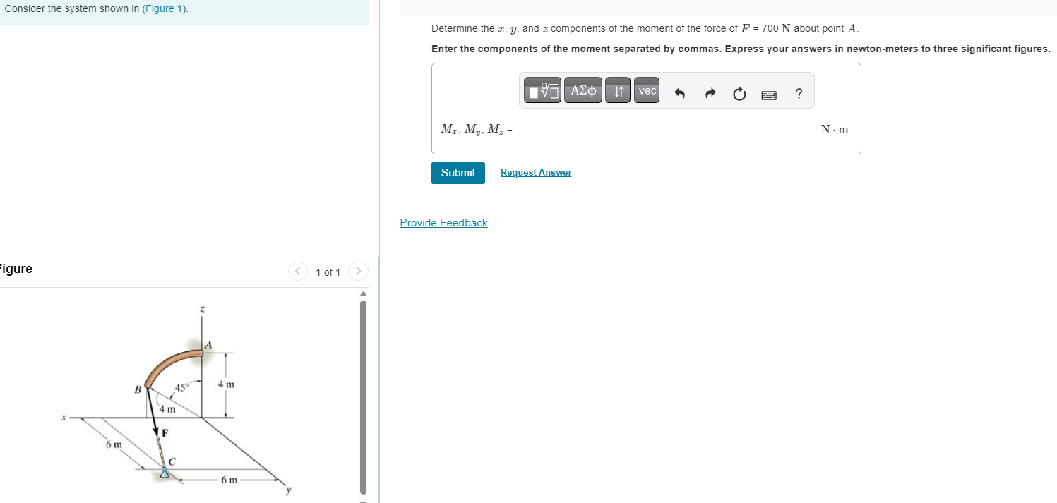 Solved Consider the system shown in (Figure 1). Determine | Chegg.com