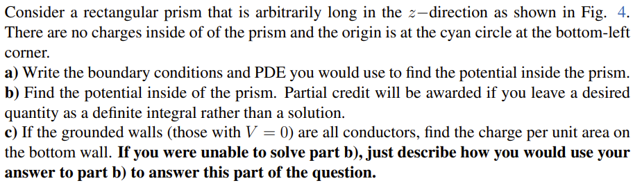 Solved Consider a rectangular prism that is ﻿arbitrarily | Chegg.com