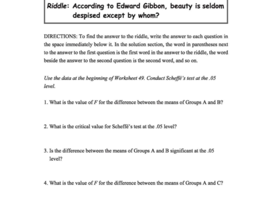 Riddle: According to Edward Gibbon, beauty is seldom | Chegg.com