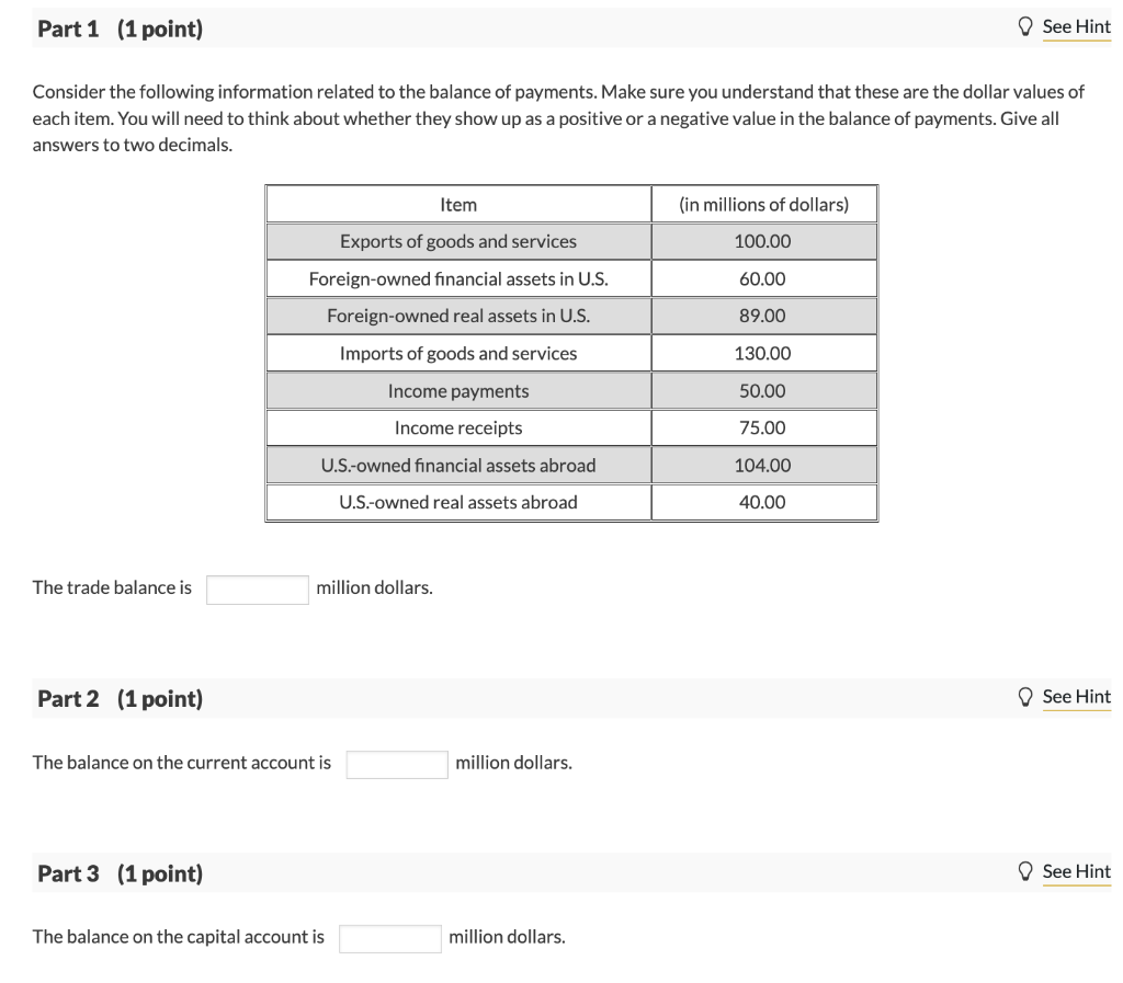 Solved Part 1 (1 point) See Hint Consider the following | Chegg.com