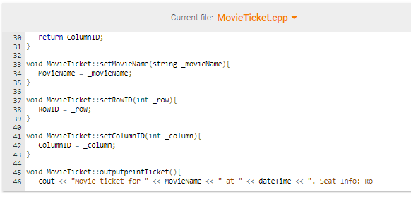 Solved Given a Ticket class (defined in 