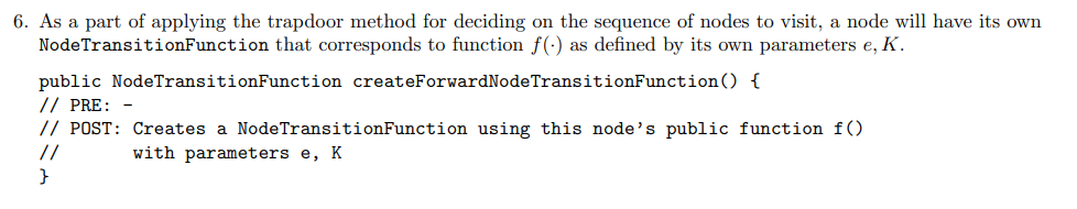 6. As a part of applying the trapdoor method for | Chegg.com