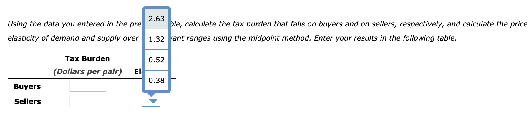 Solved 7. Effect of a tax on buyers and sellers The | Chegg.com