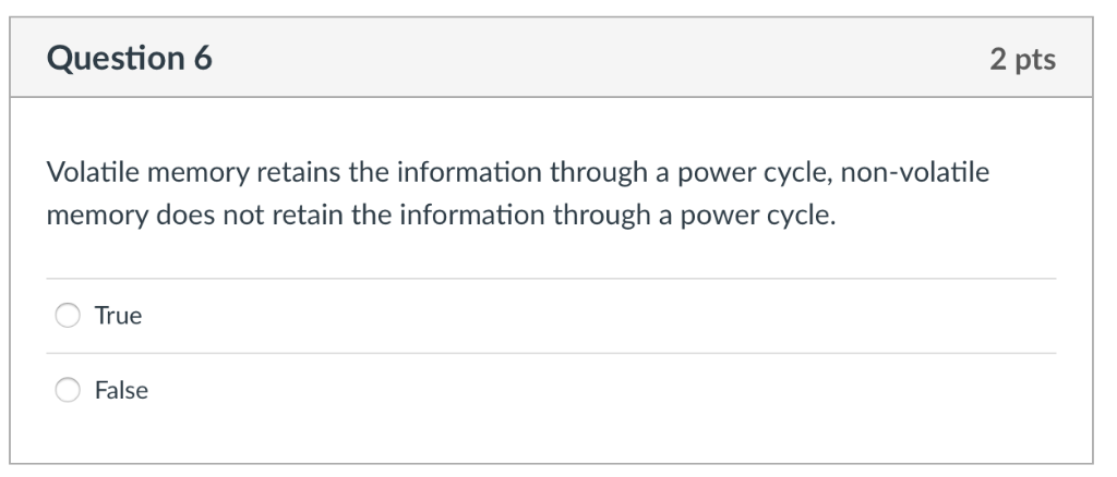 Solved Question 5 2 pts Which of the following are | Chegg.com