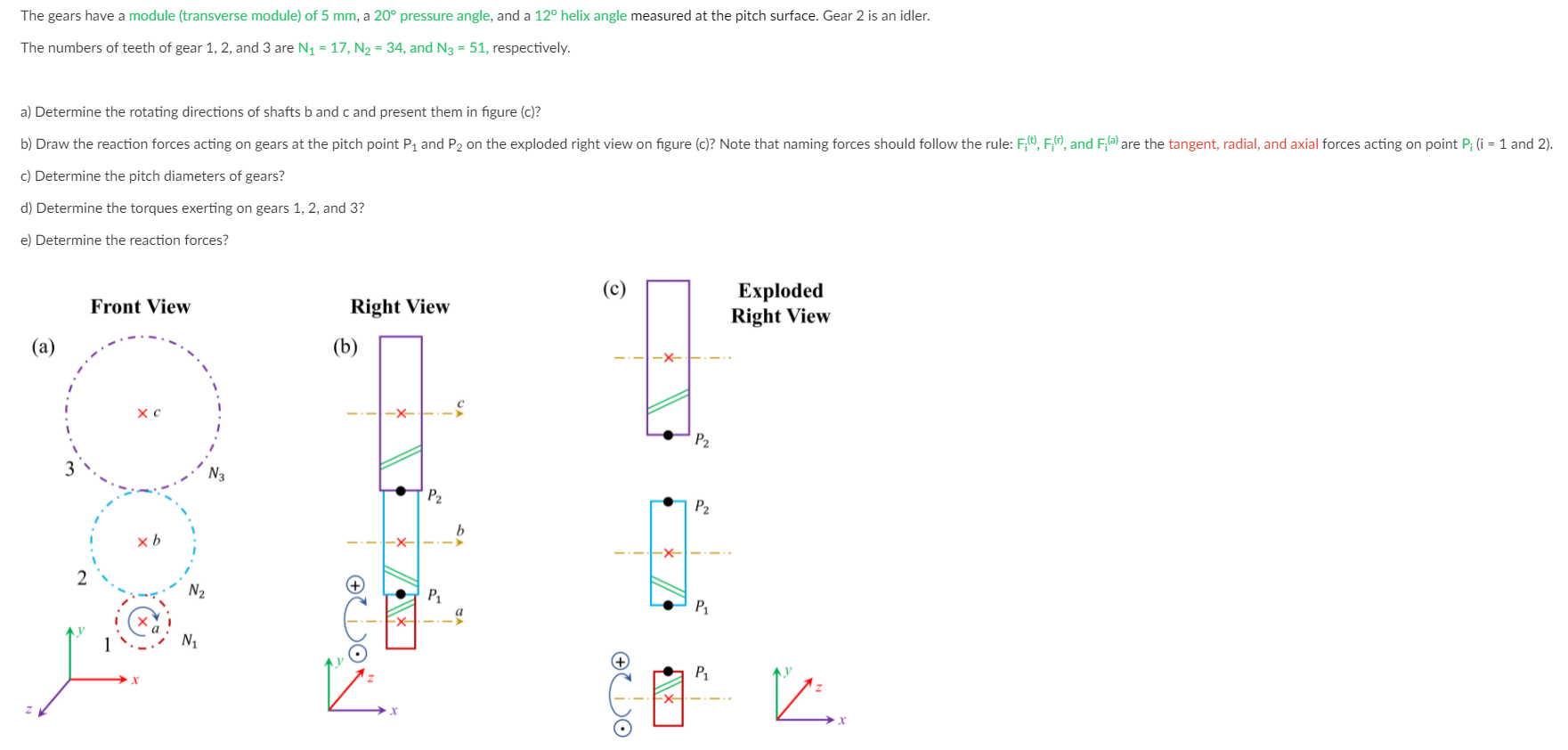 Solved Shaft a in the figure has a power input of 75 kW at a | Chegg.com