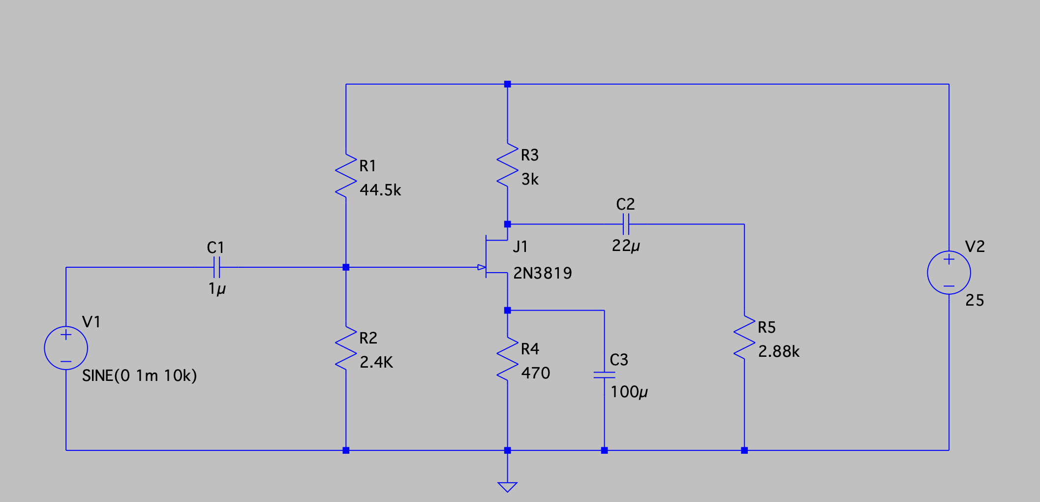 Solved In LTspice. Run a 0.3 ms transient simulation with a | Chegg.com