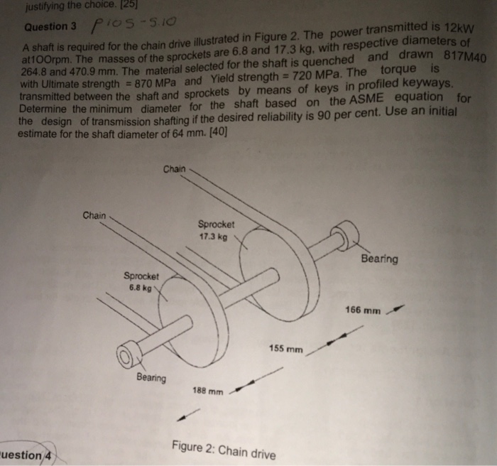 Solved choice. [25 justifying the Question 3 Pios 5.10 A