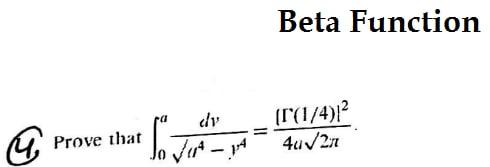 Solved Beta Function ☺ (6 (1/4)12 4uV2.1 Prove that SoJ dv | Chegg.com