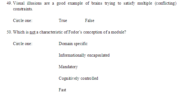 Solved 40. The two visual systems hypothesis illustrates a | Chegg.com