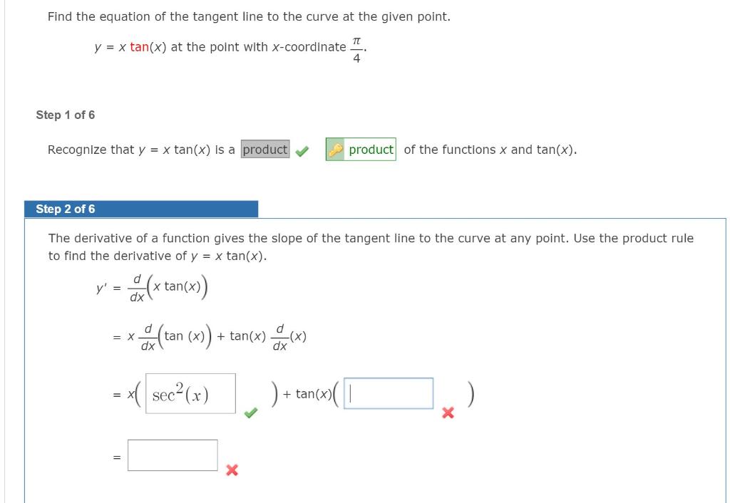 Solved Find The Equation Of The Tangent Line To The Curve At Chegg Com