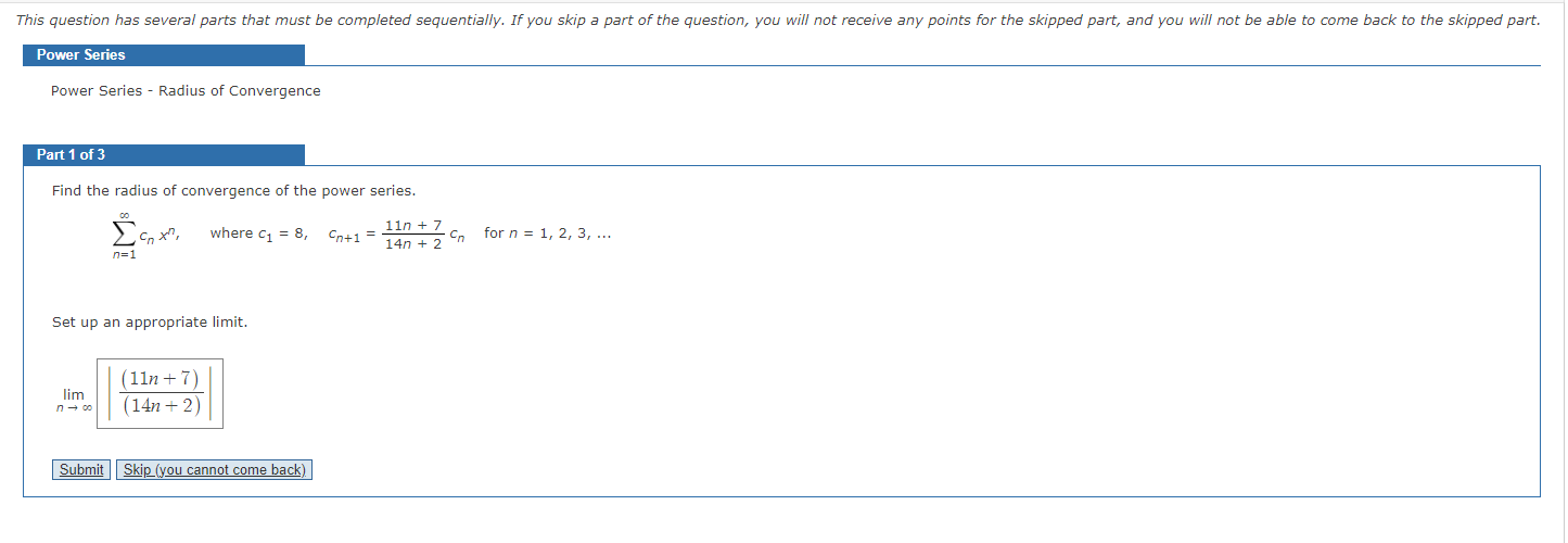 how to find radius of convergence power series