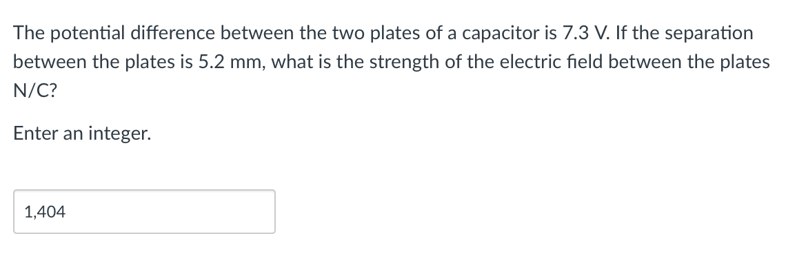 Solved The potential difference between the two plates of a | Chegg.com