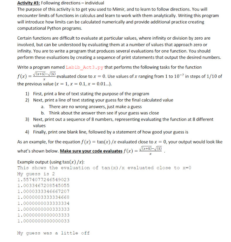 Solved f(x) = V(x+5)-15) Activity #3: Following directions - | Chegg.com