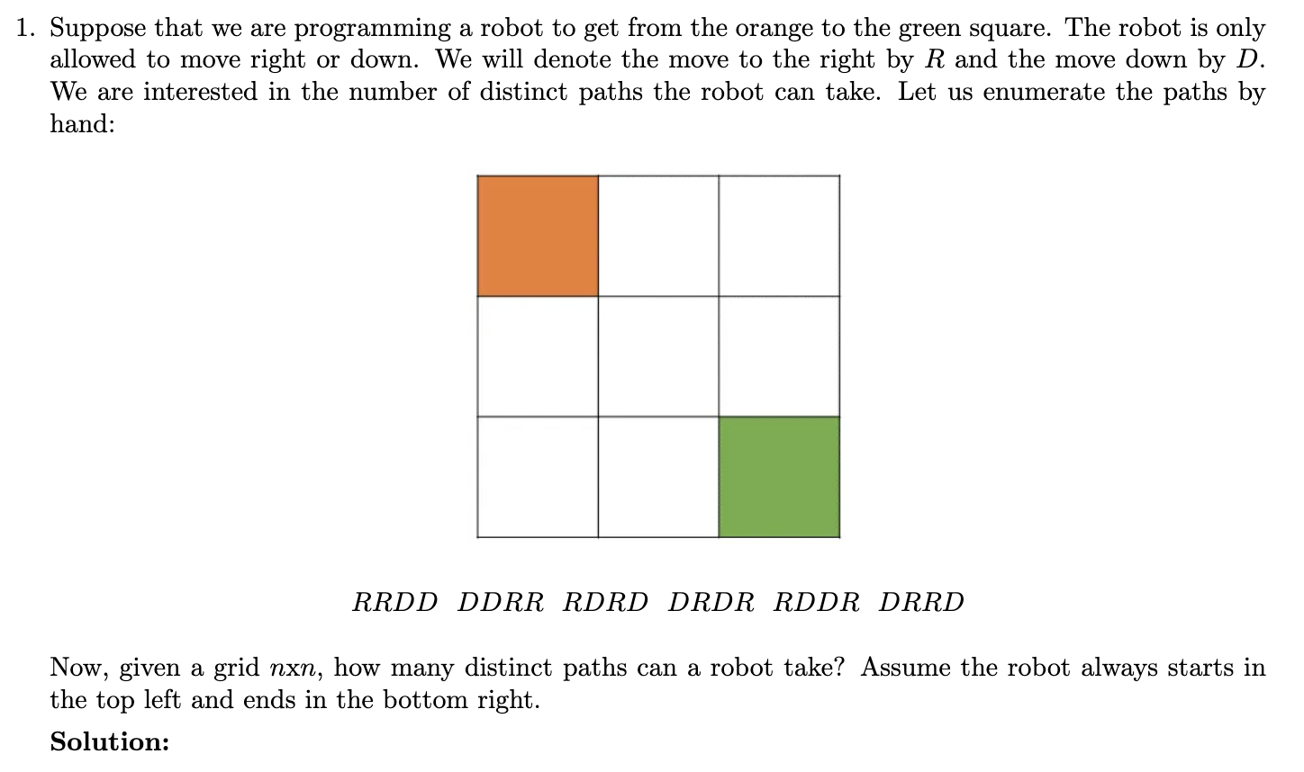 Solved Suppose That We Are Programming A Robot To Get From Chegg Solved Suppose That We Are Programming A Robot To Get From Chegg