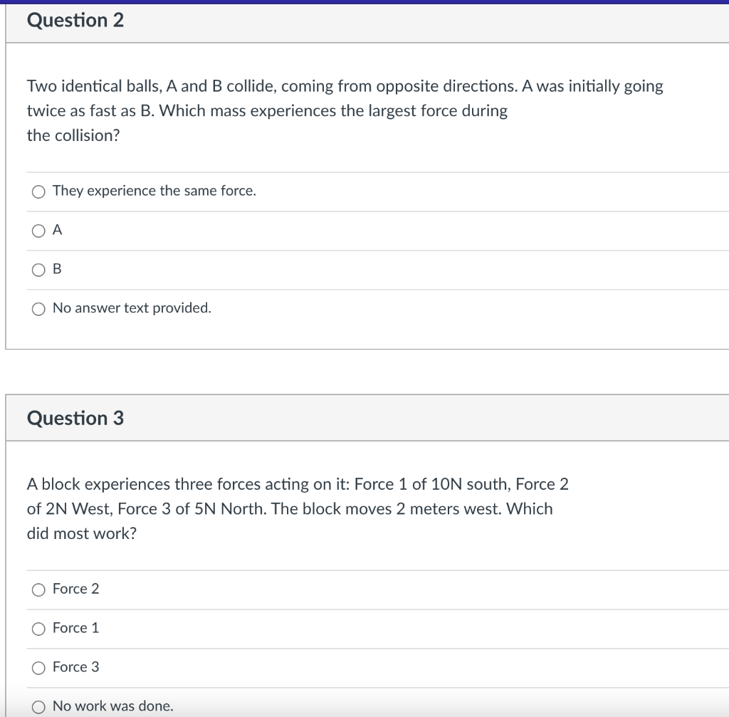 Solved Question 2 Two Identical Balls, A And B Collide, | Chegg.com