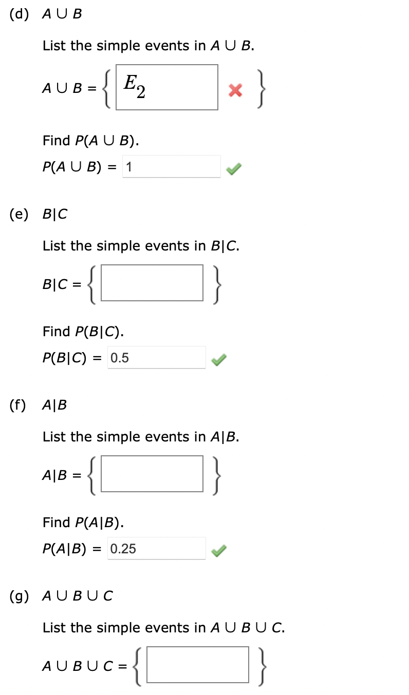 Solved Experiment Can Result In One Of Five Equally Likely | Chegg.com