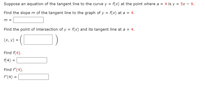 solved-suppose-an-equation-of-the-tangent-line-to-the-curve-chegg