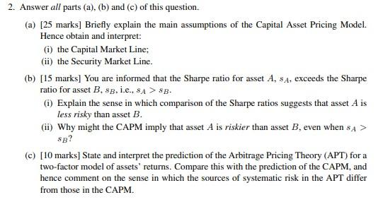 Solved Answer all parts (a), (b) and (c) of this question. | Chegg.com