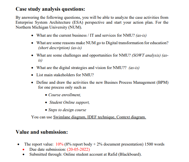 Solved Case study analysis questions By answering the