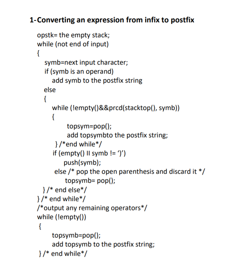 Solved In C++ write program implement the stack using | Chegg.com
