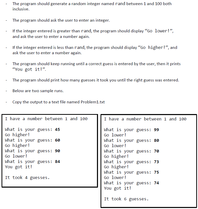 Solved The program should generate a random integer named | Chegg.com