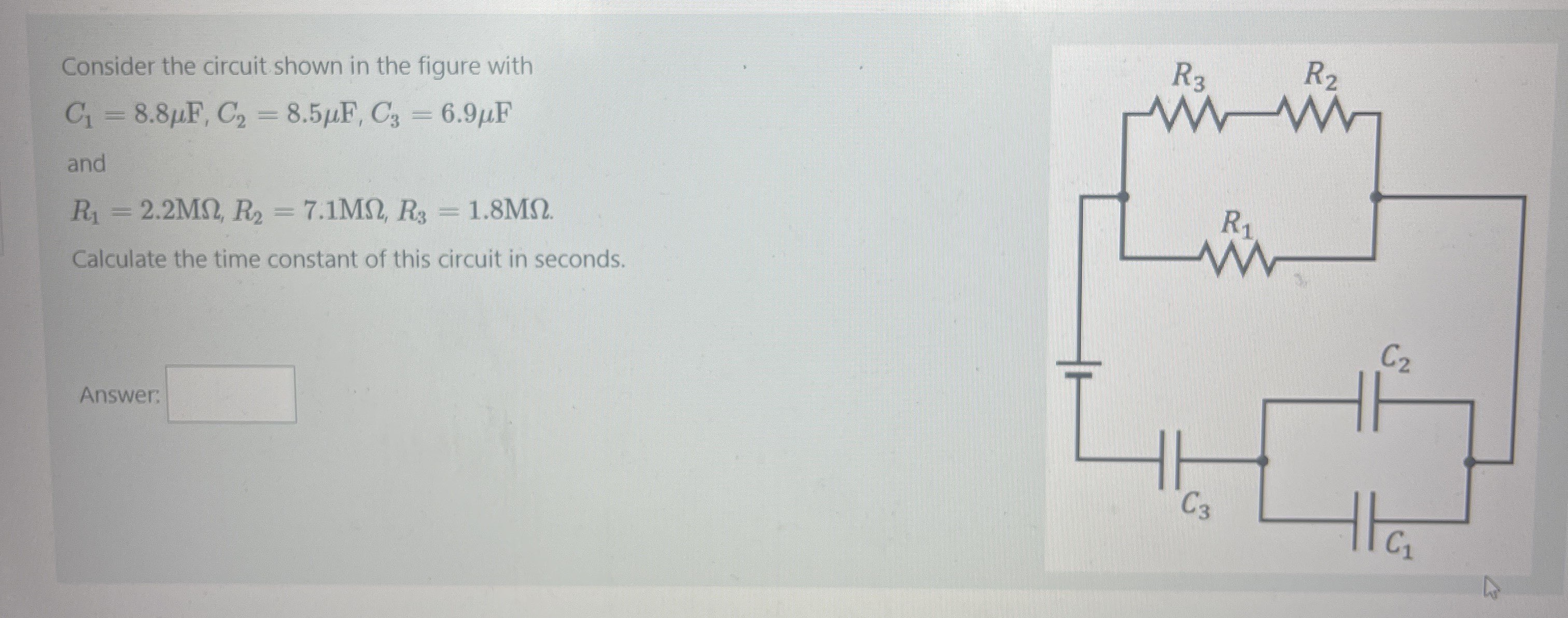 Solved Consider the circuit shown in the figure with | Chegg.com