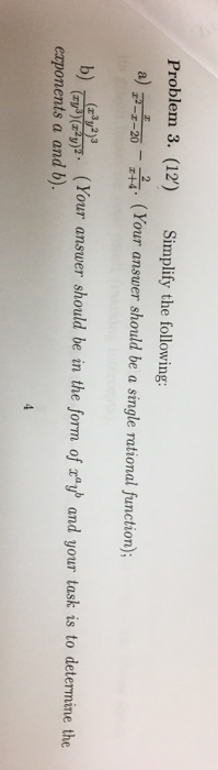 Solved Problem 1. (15) Solve The Following Equations | Chegg.com