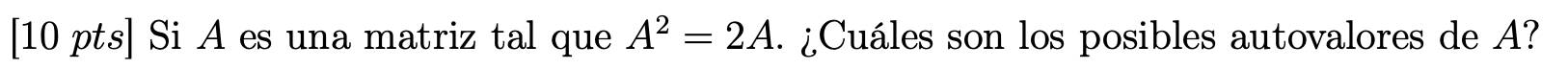 \( A^{2}=2 A \)