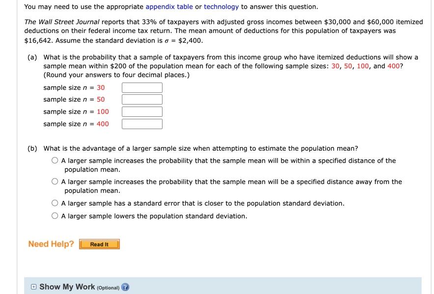 Solved You may need to use the appropriate appendix table or | Chegg.com