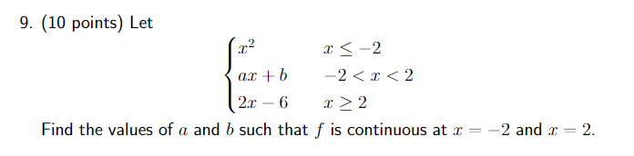Solved 22 9. (10 points) Let