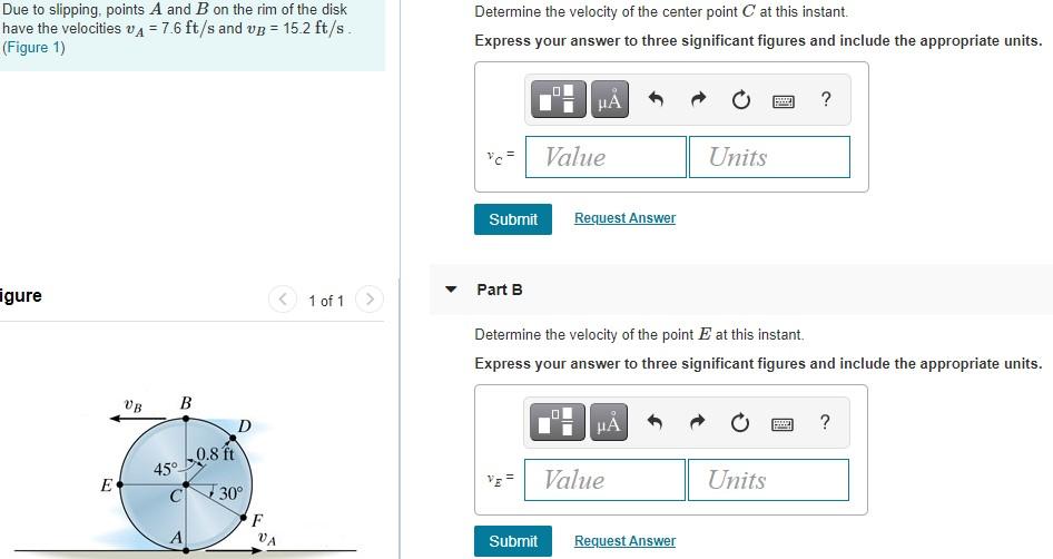 Solved Due to slipping, points A and B on the rim of the | Chegg.com