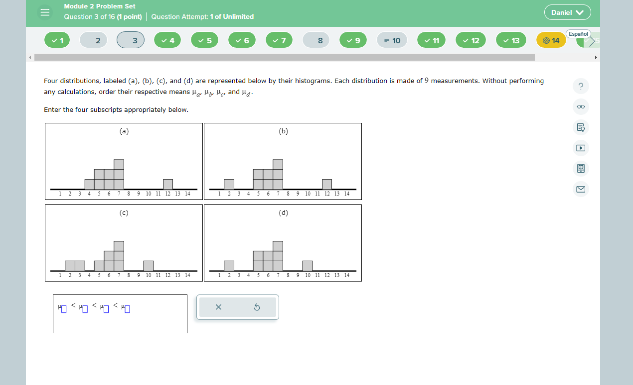 Solved Four Distributions, Labeled (a), (b), (c), And (d) | Chegg.com