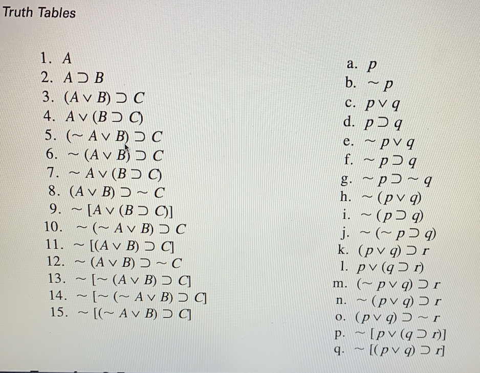 Solved LIST ALL OF THE THE SENTENCE FORMS (in exercise 3-4, | Chegg.com