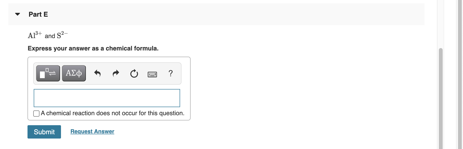 Solved Write the correct ionic formula for the compound | Chegg.com
