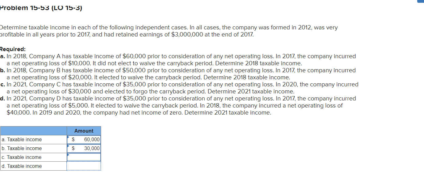 Solved Problem 1b-b3 (LU 1b-3)Determine Taxable Income In | Chegg.com