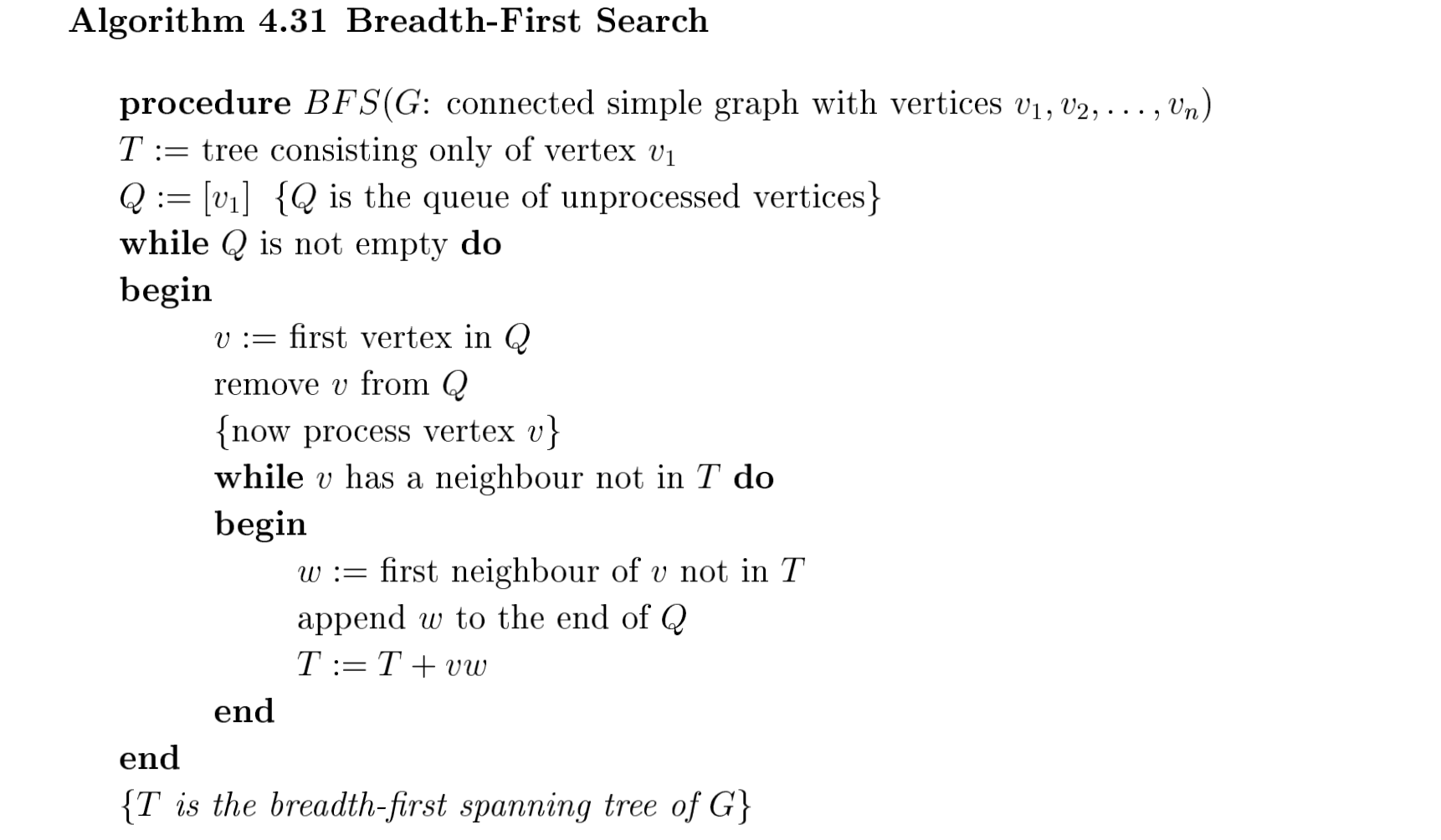 Solved (b) Write A Pseudocode Algorithm Based On BFS That | Chegg.com