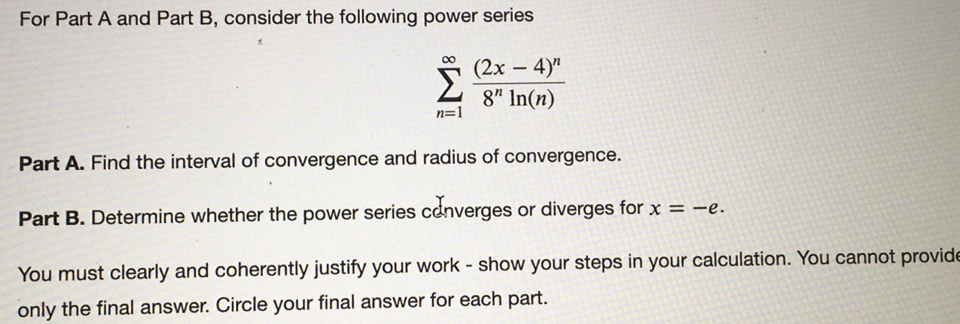Solved For Part A and Part B, consider the following power | Chegg.com