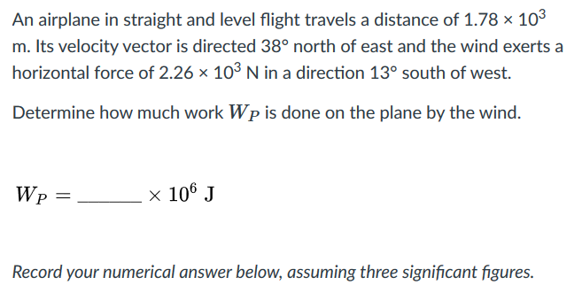 solved-an-airplane-in-straight-and-level-flight-travels-a-chegg